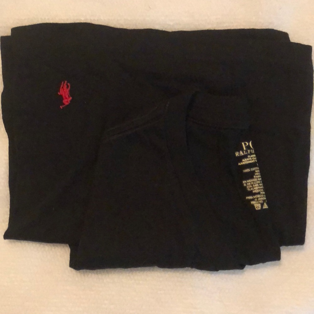 Black polo by Ralph Lauren